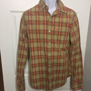 Abercrombie and Fitch Plaid Muscle Shirt Size M